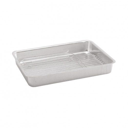 Assadeira Alta Retangular N° 5 c/ Grelha 55x37x6,5 Ramos