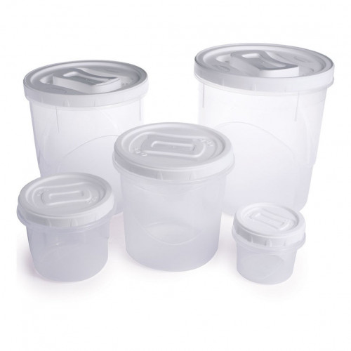 JOGO POTES CLIC ROSCA 5 PCS PLASUTIL - 4972 UN COM 5 UN