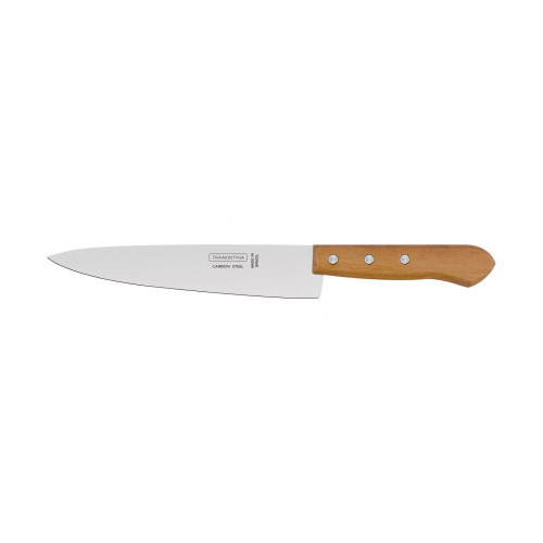 FACA PARA COZINHA EM AÇO CARBONO 8" TRAMONTINA