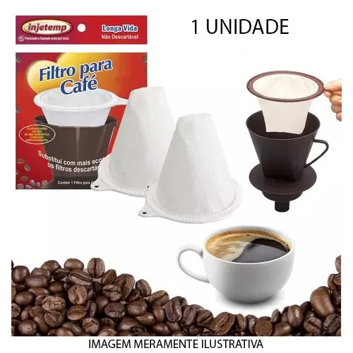 FILTRO CAFÉ LONGA VIDA 102 INJETEMP C/ 1 UN (1018)