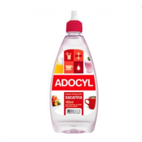 ADOCANTE LIQ ADOCYL 100 ML - SACARINA UN COM 1 UN