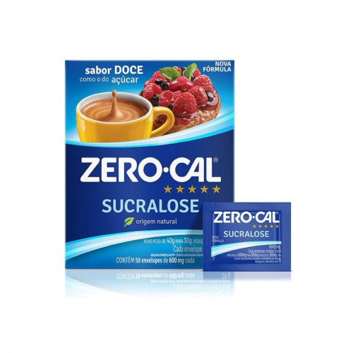 ADOCANTE PO ZERO CAL C/50 UN - SUCRALOSE UN COM 50 UN