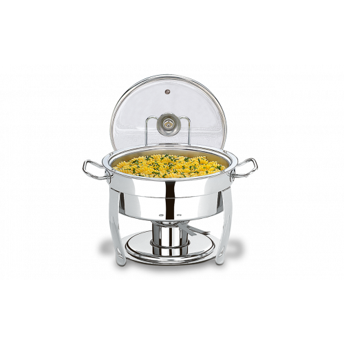 Rechaud Inox Redondo Banho Maria 5 Litros Savoy Brinox