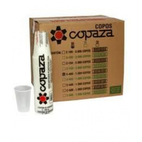 COPO PLÁSTICO 50 ML PS COPAZA PCT C/ 100 UN (1498)