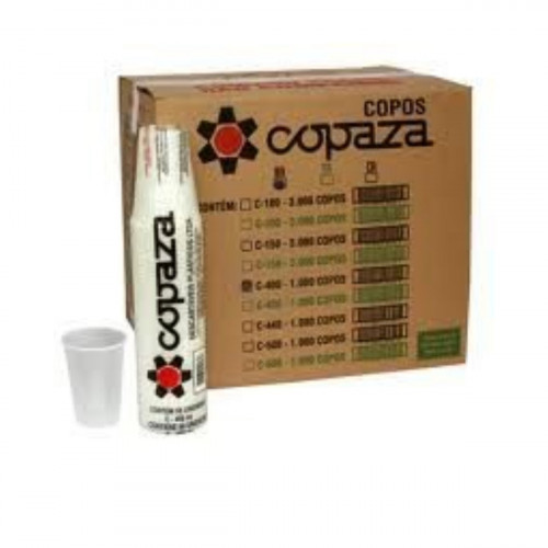 COPO PLÁSTICO 50 ML PS COPAZA PCT C/ 100 UN (1498)