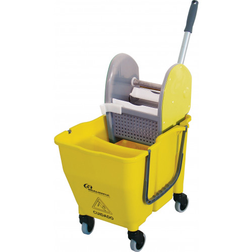 Cj Balde Espremedor Doblô Mop Úmido 30 Lts Bralimpia - Ny108