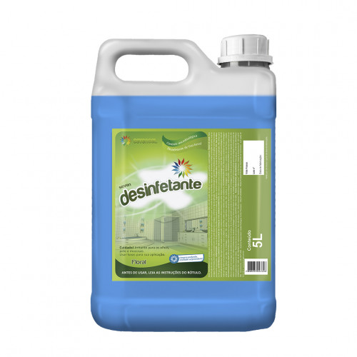 DESINFETANTE 5 LITROS PRONTO USO FLORAL SEVENGEL C/ 1 UN (5271)