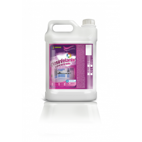 DESINFETANTE 5 LITROS CONCENTRADO TALCO SEVENGEL CX C/ 4 UN (5298)
