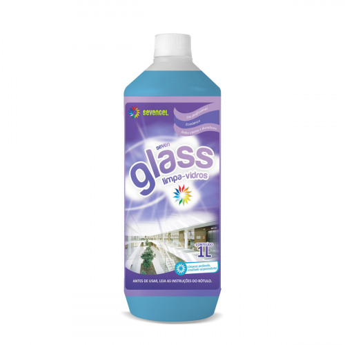 LIMPA VIDRO 1 LITRO GLASS SEVENGEL C/ 1 UN  (5493)
