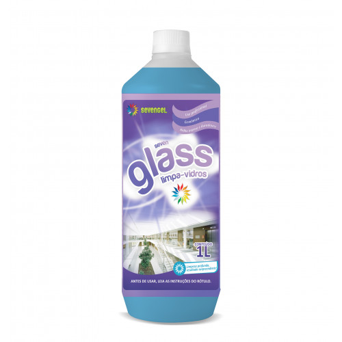 LIMPA VIDRO 1 LITRO GLASS SEVENGEL C/ 1 UN (5493)