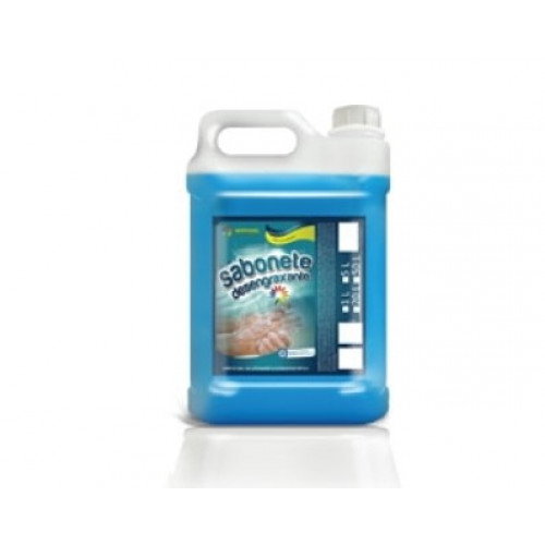 SABONETE LIQ 5 LITROS DESENGRAXANTE AZUL SEVENGEL CX C/ 4 UN (5711)