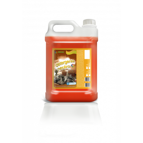 DETERGENTE LIQUIDO NEUTRO 5 LT CONCENTRADO SEVENGEL 1 UN (5344)