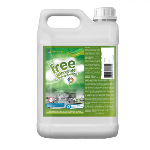 DESENGORDURANTE FREE 5 LT SEVENGEL CX C/ 4UN (5486)