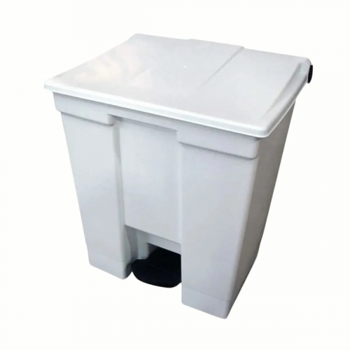 COLETOR E PEDAL 60 LITROS BRANCO BRALIMPIA (CP60BR)