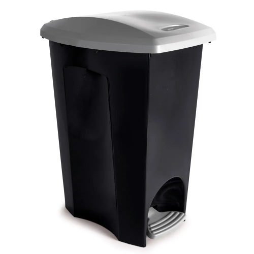 LIXEIRA C/ PEDAL 48 LITROS ECO BLACK PLASUTIL (3497)