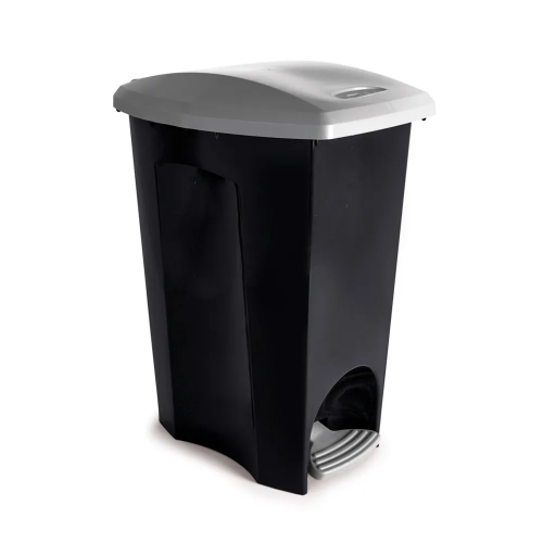 Lixeira Plastica C/ Pedal 30 Litros EcoBlack Plasutil (3496)