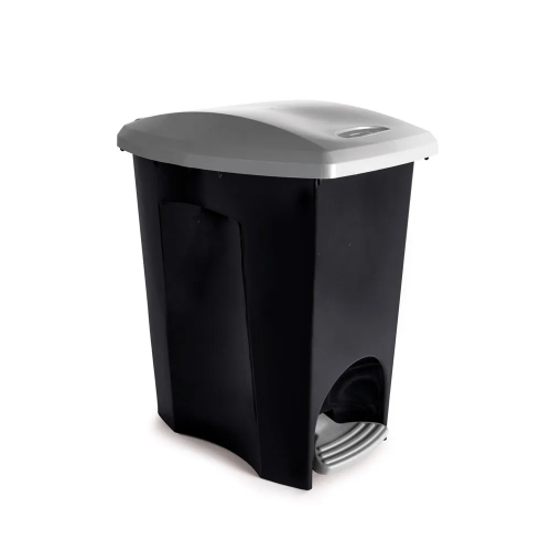 Lixeira Plástica Com Pedal Ecoblack 14 Litros Plásútil 3495