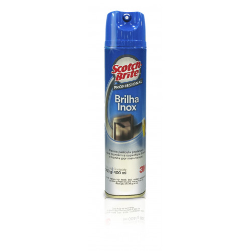 BRILHA INOX 400 ML SCOTCH BRITE C/ 1 UN