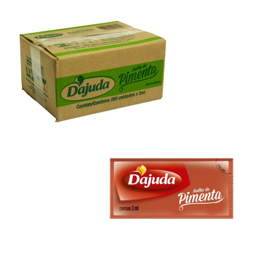 PIMENTA MOLHO SACHET C/250 UN D AJUDA - 2299 CX COM 250 UN