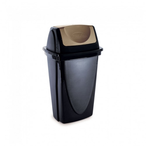 LIXEIRA BASCULANTE 11,8 LITROS ECO BLACK PLASÚTIL (3486)