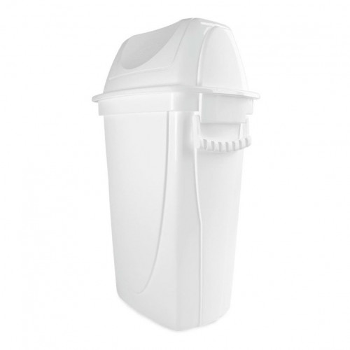 LIXEIRA BASCULANTE 28 LITROS BRANCA PLASÚTIL (4746)