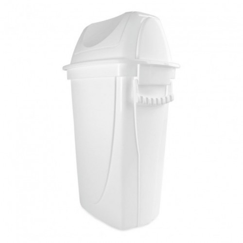 LIXEIRA BASCULANTE 60 LITROS BRANCA PLASÚTIL (5506)