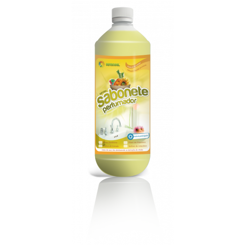 SABONETE LIQUIDO 1 L PERFUMADOR FOLHAS DO CERRADO SEVENGEL CX C/ 12 UN (5646)