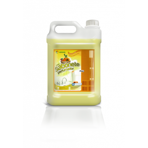 SABONETE LIQUIDO 5 LTS PERFUMADOR FOLHAS DO CERRADO SEVENGEL CX C/ 4 UN (5647)