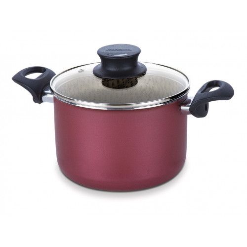 CALDEIRÃO 24 CM VERMELHO PARIS TRAMONTINA