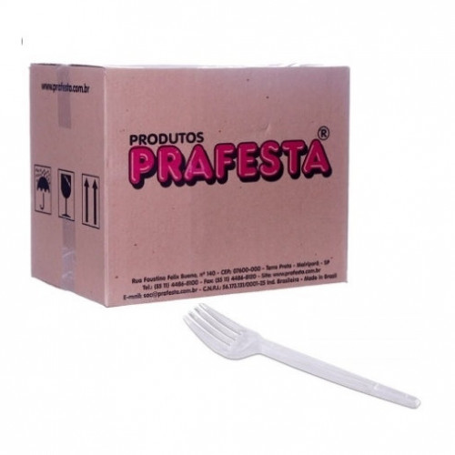 GARFO MASTER PRAFESTA BRANCO A GRANEL CX C/ 500 UN (8867)