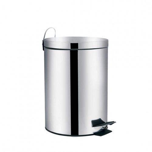 LIXEIRA C/PEDAL INOX 5 LTS AGATA MOR - 1 UNIDADE