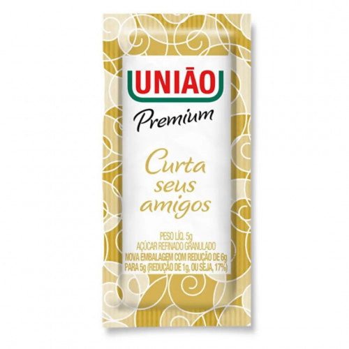ACUCAR GRANULADO SACHE C/400 UNIAO - PREMIUM CX COM 400 UN