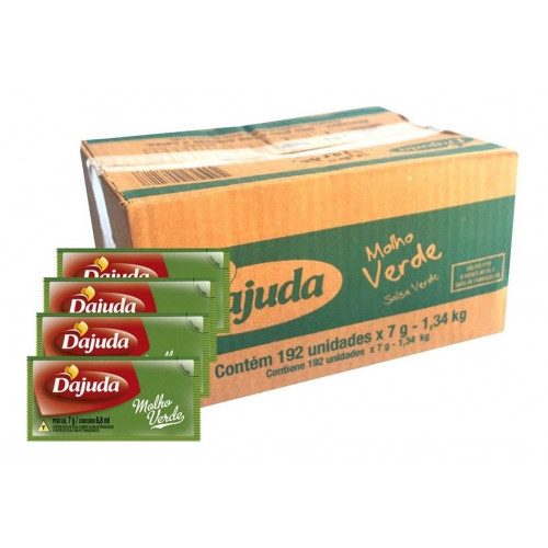 MOLHO VERDE SACHE C/192 UN D AJUDA - 2458 CX COM 192 UN
