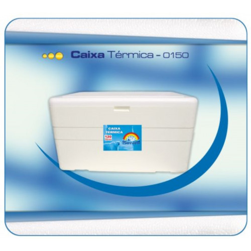 CAIXA TÉRMICA EPS 120 LITROS ISOTERM C/ 1 UN