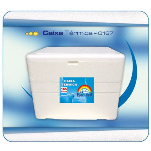 CAIXA TÉRMICA EPS 165 LITROS ISOTERM C/ 1 UN