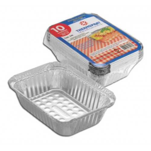 BANDEJA ALUMÍINIO 500 GR THERMOPRAT - CAIXA C/ 45 PACOTES C/ 10 UNIDADES