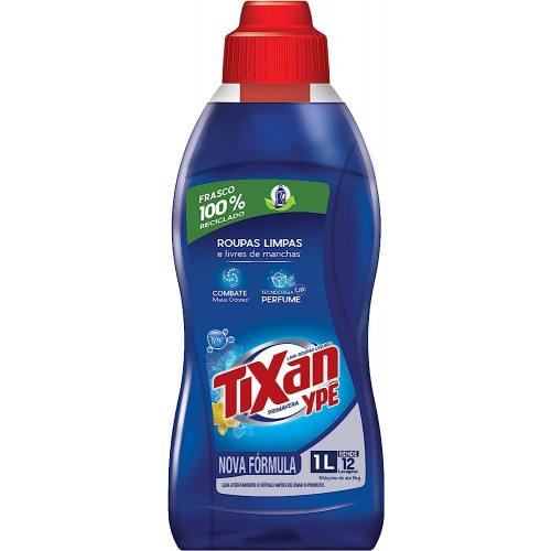 LAVA ROUPAS LIQ 1 LT TIXAN YPE - 06.1002FRASCO UN COM 1 UN