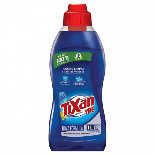 LAVA ROUPAS LIQ 1 LT TIXAN YPE - 06.1002FRASCO CX COM 12 UN