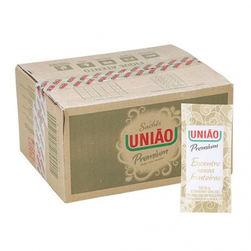 ACUCAR GRANULADO SACHE C/1000 UNIAO - PREMIUM CX COM 1000 UN