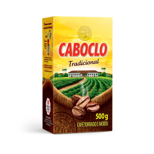 CAFE CABOCLO VACUO 500 GRS - TRADICIONAL PT COM 1 UN