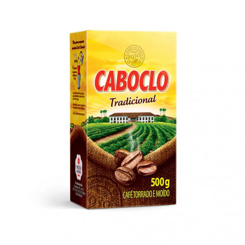 CAFE CABOCLO VACUO 500 GRS - TRADICIONAL PT COM 1 UN