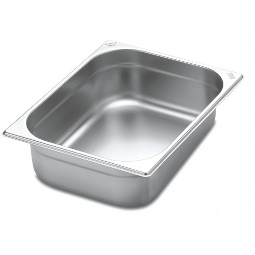 Cuba Inox Gastronômica Gn 1/2 100mm Sem Alça E Sem Tampa