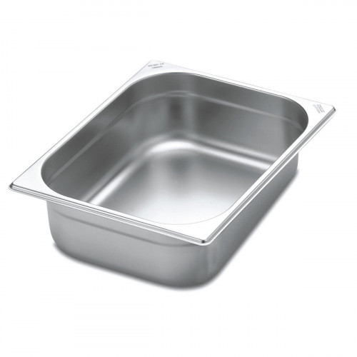 Cuba Inox Gastronômica Gn 1/2 100mm Sem Alça E Sem Tampa