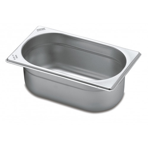 Cuba Inox Gastronômica Gn 1/4 100mm Sem Alça E Sem Tampa