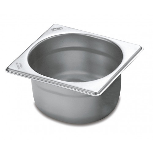 Cuba Inox Gastronômica Gn 1/6 100mm Sem Alça E Sem Tampa