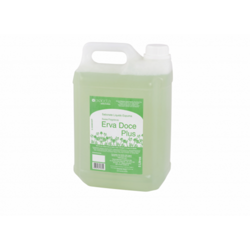 SABONETE LIQUIDO 5 LITROS C/ ESPUMA ERVA DOCE EXACCTA CX C/ 4 UN (E-5000EDEP)
