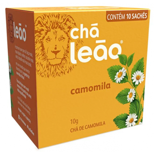 CHA MATTE LEAO SACHE 10 GRS CAMOMILA - 04449 UN COM 10 UN
