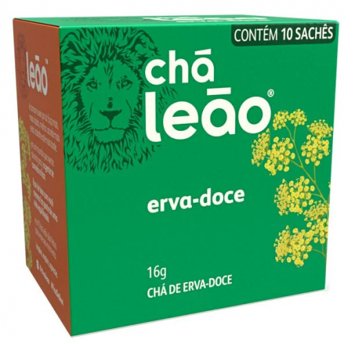 CHA MATTE LEAO SACHE 20 GRS ERVA DOCE - 04452 UN COM 10 UN