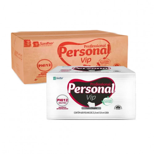 PAPEL HIGIÊNICO FOLHA DUPLA INTERFOLHADO SANTHER PHI12 CX C/ 12000 FOLHAS