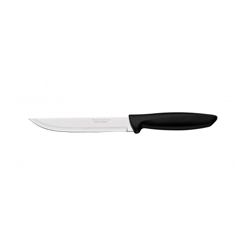 FACA PARA COZINHA EM AÇO INOX PRETO PLENUS 6" TRAMONTINA